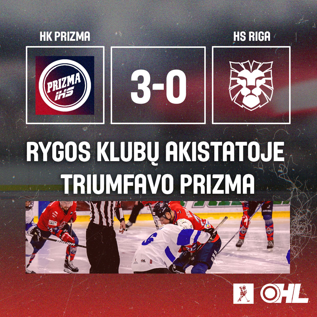 Rygos ekipų akistatoje nugalėjo prizma Rygos ekipų akistatoje nugalėjo prizma