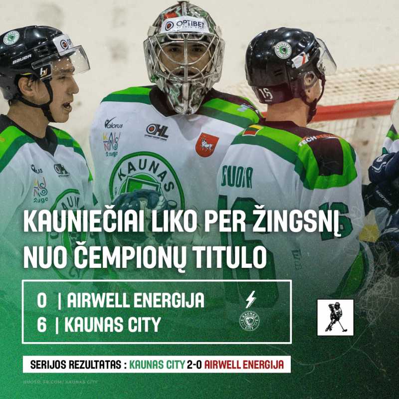 Iki titulo kauniečiams liko vos vienas žingsnis Iki titulo kauniečiams liko vos vienas žingsnis